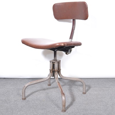 Lot 452A - Tan Sad machinist's chair