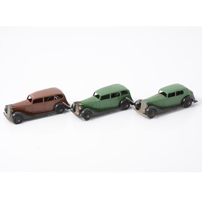 Lot 216 - Three pre-war Dinky Toys