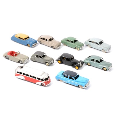 Lot 218 - Ten loose mostly French Dinky Toys