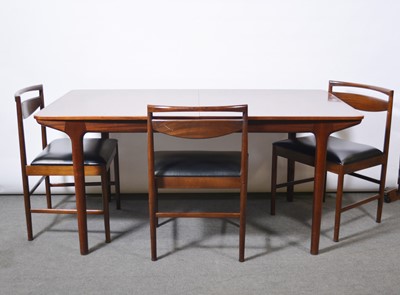 Lot 1068 - Rosewood dining room suite, designed by Tom Robertson for McIntosh of Kirkcaldy, 1970s