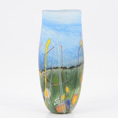 Lot 179 - Studio Glass vase, believed to be Norman Stuart Clarke.