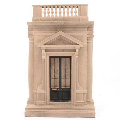 Lot 196 - Timothy Richards, 'Langley Park, Slough' a modern architectural model/ bookend.