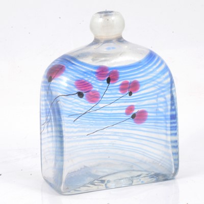 Lot 180A - George Elliott of Bewdley - a studio glass bottle.