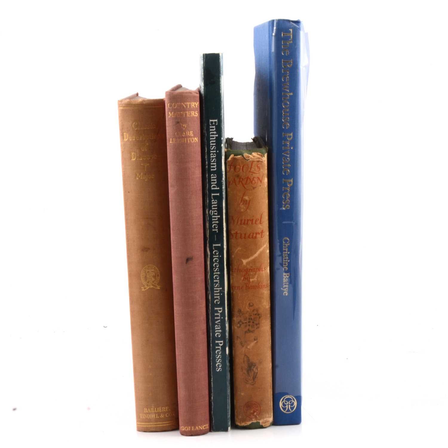 Lot 98 - Christine Battye, The Brewhouse Private Press, 1984. and others