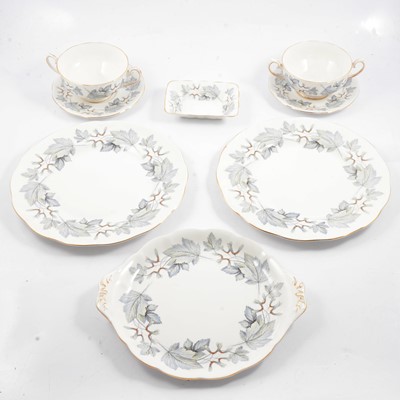 Lot 12 - Royal Albert bone china service, Silver Maple pattern.