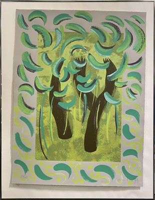 Lot 1107 - Michael Heindorff, Tasso Tree, three screenprints from the series