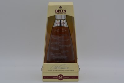 Lot 57 - Bells, 8 Year Old, Extra special blended Scotch whisky, Millennium decanter