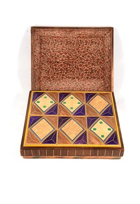 Lot 140 - Prisoner of war type straw work box