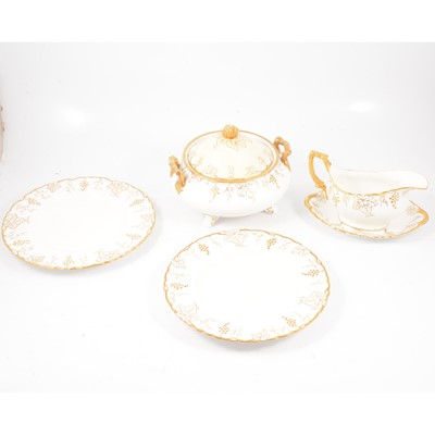Lot 63A - Royal Crown Derby Vine pattern part dinner service