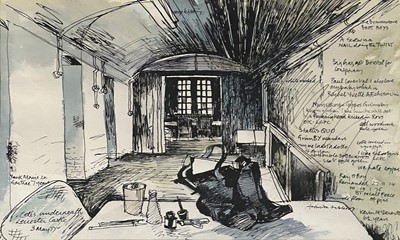 Lot 214 - Rigby Graham, Cells underneath Leicester Castle