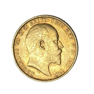 Lot 20 - Edward VII gold Sovereign coin, 1903, Perth mint