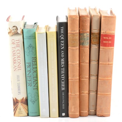 Lot 126 - The lifetime of diaries and journal of Christopher Tatham, and other books.
