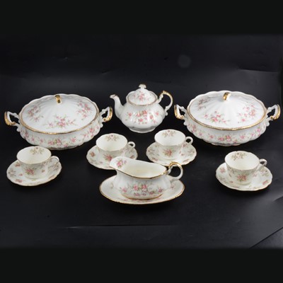 Lot 29 - Paragon 'Victoriana Rose' china part dinner service, and Jackson & Gosling part teaset.