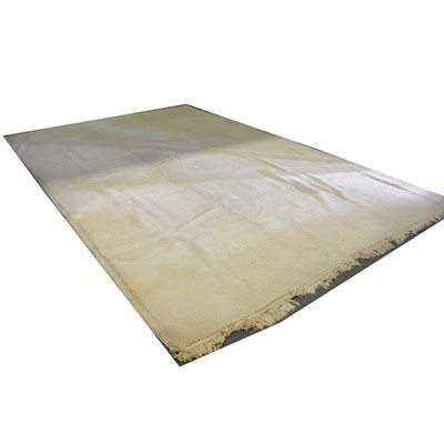 Lot 703 - Large cream wool carpet
