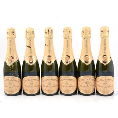 Lot 224 - Besserat de Bellefon, Cuvee des Moines, Brut Rose, 6 half bottles.