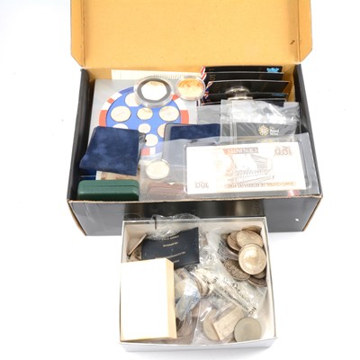 Lot 140 - Commemorative coin collection - including 110 commemorative £5 coins etc.