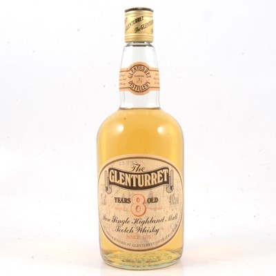 Lot 313 - Glenturrret, 8 year old, single Highland malt Scotch whisky, 1980s bottling