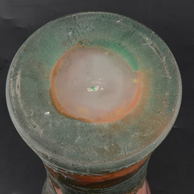 Lot 1013 - Daum, a cameo glass landscape vase, early 20th century