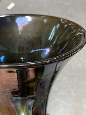 Lot 1008 - Richard Joyce for Pilkington's Royal Lancastrian, a lustre twin handled vase, 1917