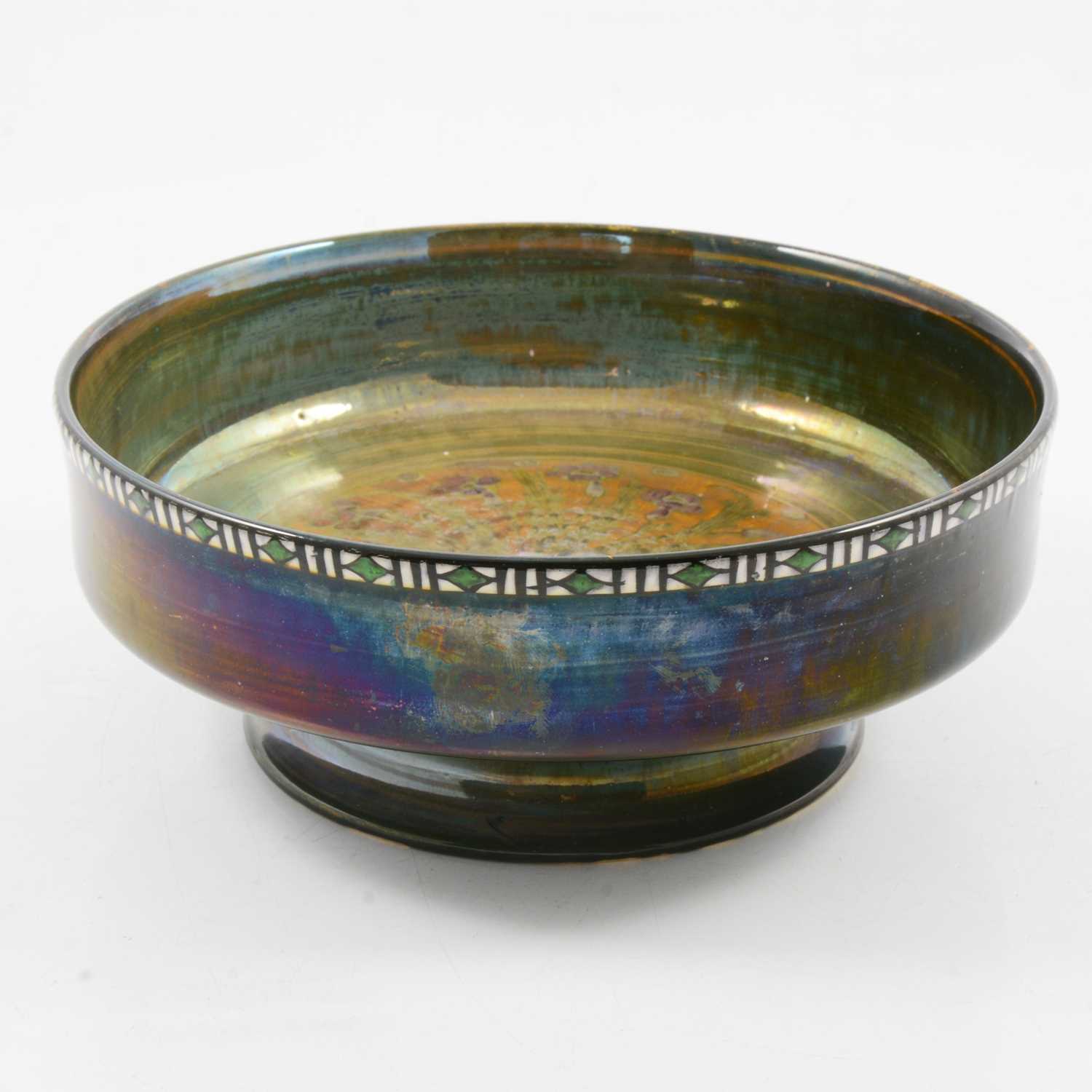 Lot 1007 - Gordon Forsyth for Pilkington's Royal Lancastrian, a lustre pedestal bowl