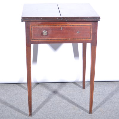 Lot 596 - Mahogany card table