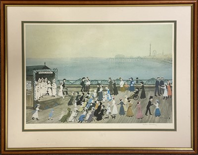 Lot 1073 - Helen Bradley, Walmsley's Pierrots on Blackpool Pier