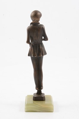 Lot 1014 - Josef Lorenzl, an Art Deco sculpture of a lady