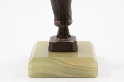 Lot 1014 - Josef Lorenzl, an Art Deco sculpture of a lady