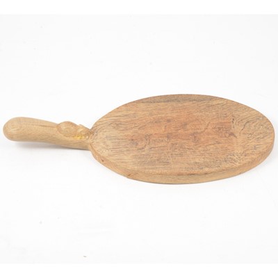Lot 110 - Robert "Mouseman" Thompson of Kilburn, a cheeseboard.