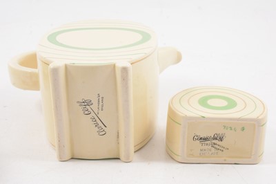 Lot 1019 - Clarice Cliff, an Art Deco Bonjour part coffee set