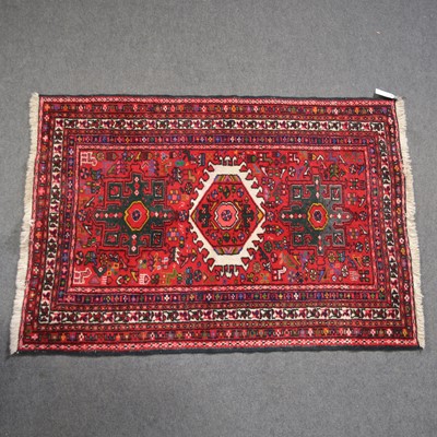 Lot 706 - Hamadan runner and a Bokhara rug