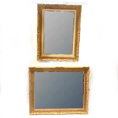 Lot 699 - Two wall mirrors in painted frames
