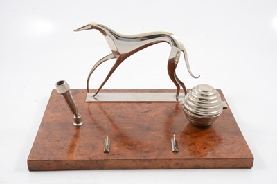 Lot 1024 - Manner of Hagenauer, an Art Deco desk stand