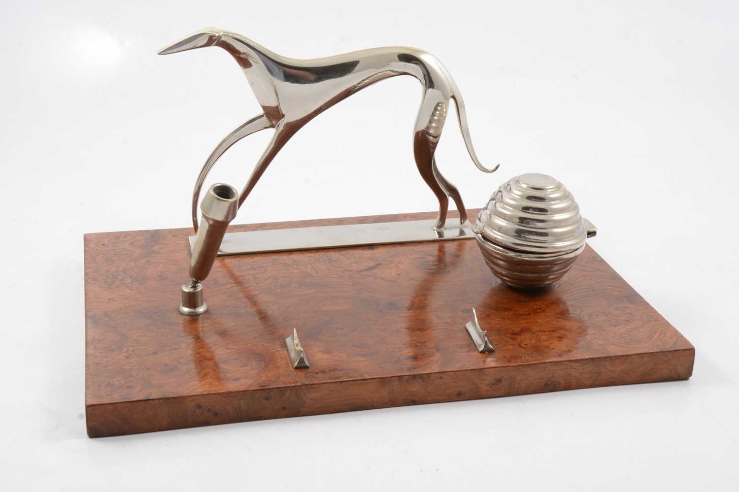 Lot 1024 - Manner of Hagenauer, an Art Deco desk stand