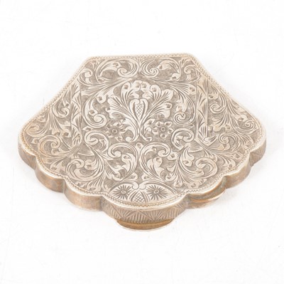 Lot 265 - Italian silver compact.
