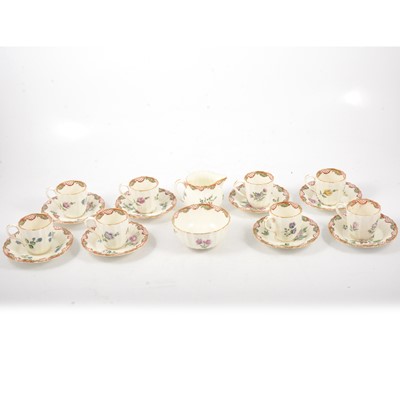 Lot 55 - Royal Worcester coffee set, Caroline pattern, retailed by Asprey’s