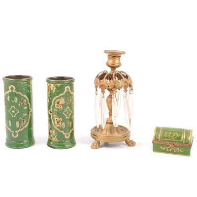 Lot 75 - Limoges porcelain box, etc