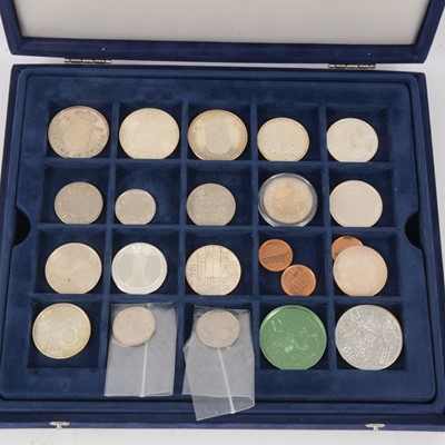 Lot 223 - One presentation case of antique Chinese and other coins.
