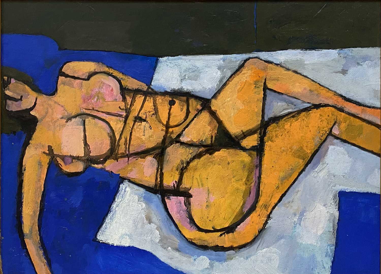 Lot 1121 - Roy Bizley, Reclining female nude