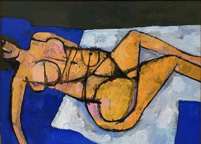 Lot 1121 - Roy Bizley, Reclining female nude