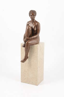 Lot 1097 - Moira Purver, Meditating on Purbeck, a limited edition sculpture