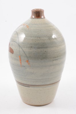 Lot 1045 - David Leach, a Lowerdown Pottery stoneware vase with foxglove motif