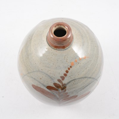 Lot 1045 - David Leach, a Lowerdown Pottery stoneware vase with foxglove motif