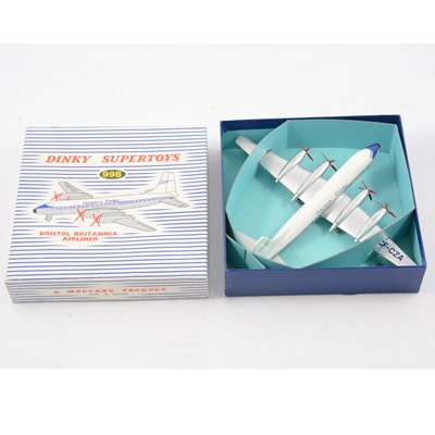 Lot 130 - Dinky Toys die-cast model no.998 Aerobus Bristol Britannia Transaero 'Canadian Pacific'