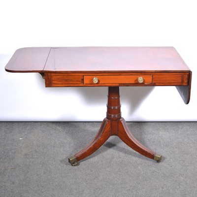 Lot 604 - Regency mahogany sofa table