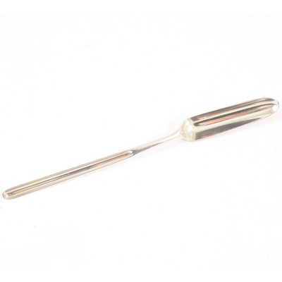 Lot 263 - Georgian silver marrow scoop, Thomas Wallis II, London 1788.