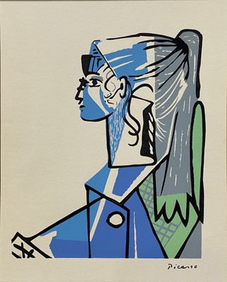 Lot 1052 - Pablo Picasso, Sylvette David in Green chair