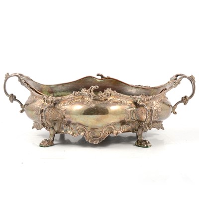 Lot 250 - Continental white metal table centre