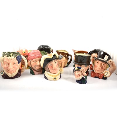 Lot 22 - Eleven Royal Doulton character jugs