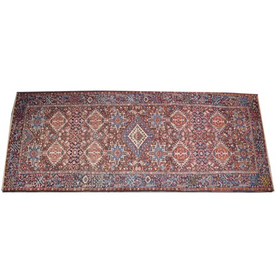 Lot 707 - Large Persian runner and a Bokhara rug